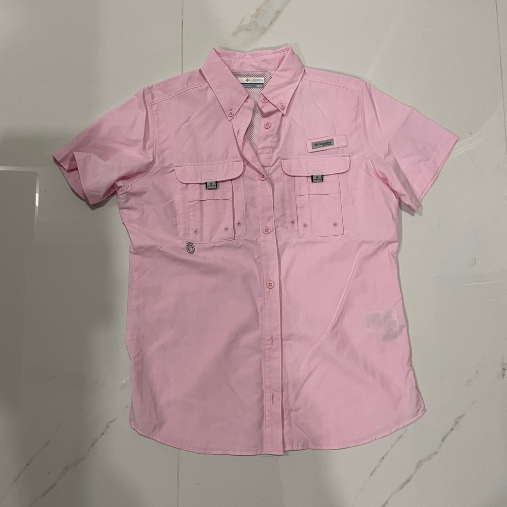 Womens Columbia fish shirt